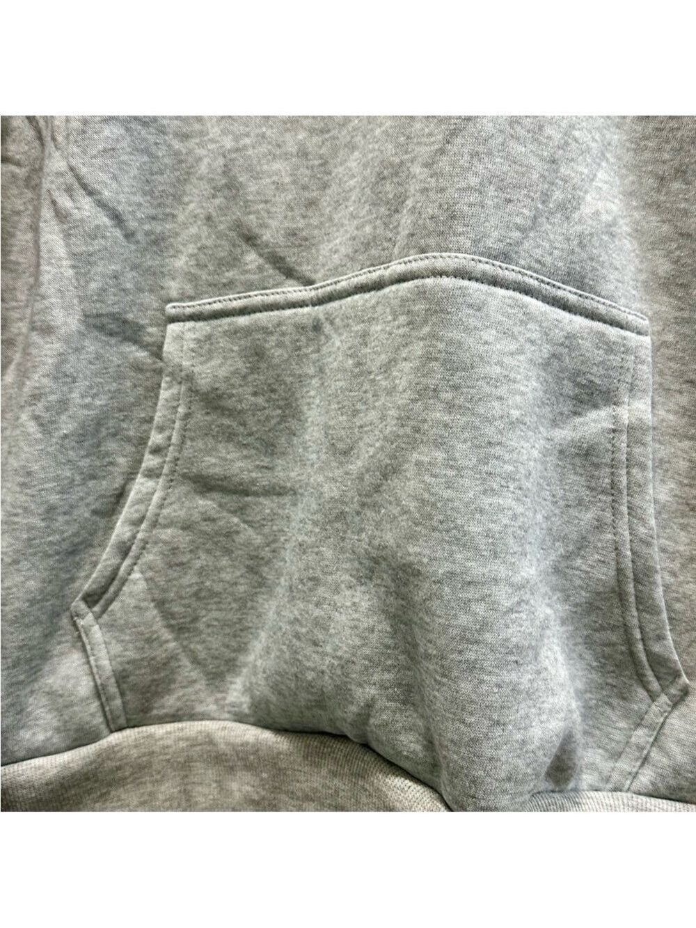 I ❤️ MY HOT GIRLFRIEND Grey Long Sleeve Hoodie with Kangaroo Pocket - Picture 7 of 8